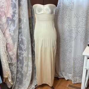 Vintage Kaiser Cream Strapless Slip 34